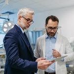 Vendor working with Doctor