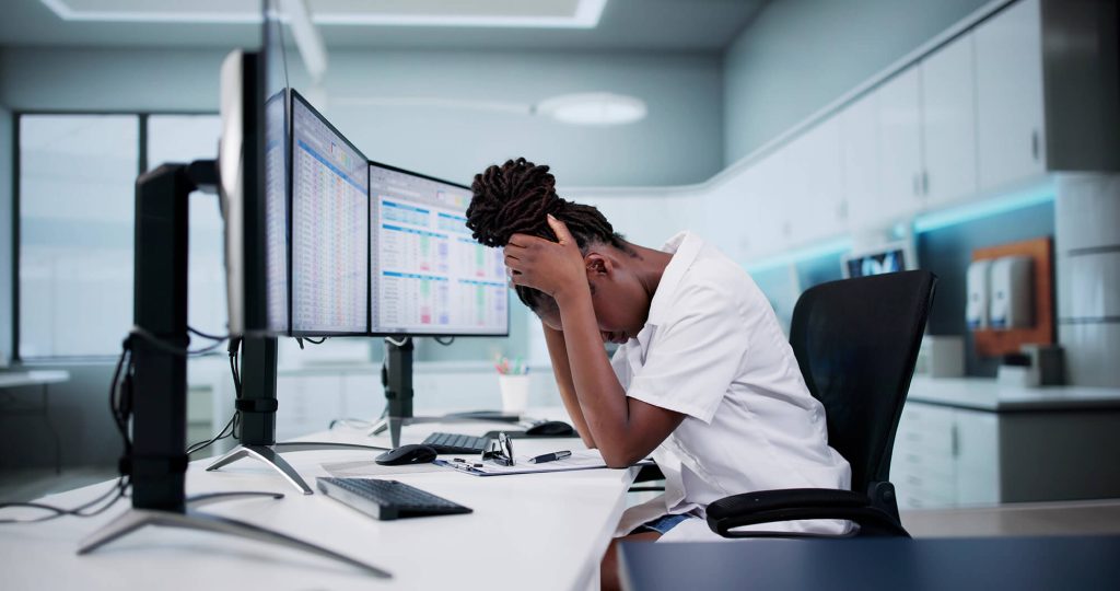 frustrated surgical scheduler
