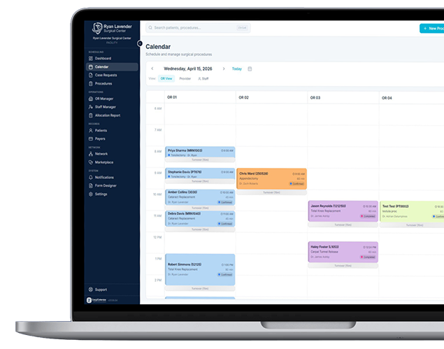 SurgiCalendar platform